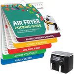 PRIMEX PRO Air Fryer Cooking Guide, Air Fryer Cooking Times & Temperature Conversion Chart UK, Air Fryer Cheat Sheet Magnetic air Fryer Temperature Guide UK.