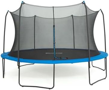 Bestway Xtreme Air 15 FT Outdoor Trampoline for Kids and Adults, No-Gap Security Enclosure Net, Foam-Padded Poles, Fast & Easy Assembly, ASTM Approved