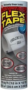 Flex Tape Rubberized Waterproof Tape, 12 inches x 10 feet, Clear