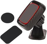 BELLE VOUS Magnetic Phone Holder Car Mount - Dashboard Cell Phone Stand with 360 Degree Rotation - Strong Magnet Car Mount Suitable for Most Universal Smartphones