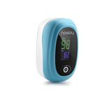 Hesley Pulse Oximeter Fingertip, Oxygen Saturation Monitor with Plethysmograph and Perfusion Index, Heart Rate and SpO2 Levels Meter with LED Display, black