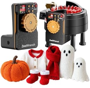 ZestWrench Electric Knitting Machine Adapter for Addi Express Knitting Machine 22, LCD Panel & Row Counter,Variable Speed Motor Accessories for Most Yarns,Flat/Circular Dual Mode Knitting