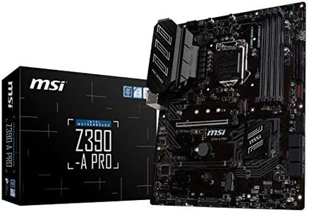 MSI Z390-A PRO LGA1151 (Intel 8th and 9th Gen) M.2 USB 3.1 Gen 2 DDR4 HDMI DP CFX Dual Gigabit LAN ATX Z390 Gaming Motherboard