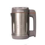 Hamilton Beach 3-in-1 Soup Maker, Smoothie Blender & Jam Maker, 1.6L, Easy Read Angled Digital Display, Auto-Stir & Overspill Sensor, Makes 4-6 Portions of Soup, Easy Clean, Grey - HBSM003G