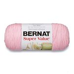 Bernat Super Value Solid Yarn-Baby Pink