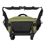 HUNTVP Tactical Sling Bag, Mens Crossbody Bag Messenger Bag Shoulder Daypack EDC Chest Pack with Molle System for Hiking, Traveling, Cycling, Outdoor Adventure and Everyday Carry (Army Green)