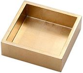 Caspari Lacquer Cocktail Napkin Holder in Gold - 1 Each