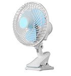 Brezleen New White Desk Clip Fan