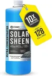 CLEANTITE Solar Panel Cleaner Solar Sheen (Makes 128 Gallons) - Super Concentrated Glass & Solar Panel Cleaning, Remove Oils, Fingerprints & Water Spots - (32 oz)