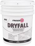 Zinsser 293234 Dryfall Commercial & Industrial Waterborne Coating, 5 Gallon, Flat White