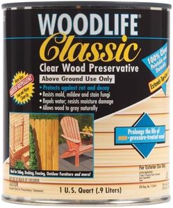 Rust-Oleum WOODLIFE 902 Wolman Classic Clear Wood Preservative-Above Ground, Quart, 0.95 Liters