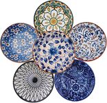 TuYines Porcelain Tapas Dishes,Snack Bowls for Tapas,Tapas Bowls Set,Ceramic Dipping Bowls,Ceramic Bowls,6pcs Ø 10 cm Small Spice Bowls,Dishes Sauce Dishes for Sushi,Sauce,Snack and Soy