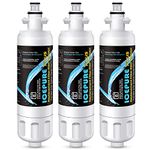 ICEPURE Plus 46-9690 NSF53 Certified Replacement for LG LT700P ADQ36006101, Kenmore Elite 9690 ADQ36006102, LFX28979ST, RWF1200A, LFX25978ST, LFXS30766S, LFXC24726S Refrigerator Water Filter,3PACK