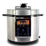 Bertelin Digi Cooker, Multi Functions Electric Pressure Cooker, Multi Cooker, Slow Cooker, Steamer, Saute, Sous Vide, Yogurt-Maker, 6 Litre