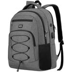 YAMTION School Backpack,17.3 Inch Bookbag College Laptop Backpack with USB Port for Students Work Business Office