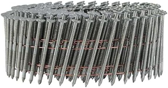 Freeman SNRSHDG92-134WC 15 Degree 1-3/4" Wire Collated Hot Dipped Galvanized Ring Shank Coil Siding Nails (3600 count)