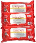 HandyClean Rinse-Free Food Contact Sanitizing Wipes Pouch, Multi Surface Cleaning Supplies for Kitchen and Professional Setting - 12 pack, 864 count