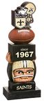 Team Sports America Orleans Saints Vintage NFL Tiki Totem Statue