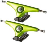 Gullwing Longboard Trucks Charger Reverse Kingpin Lime 9" Axle (Pair)