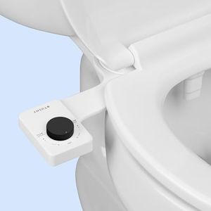 TUSHY Fresh Dual Nozzle Cool Water Bidet, Matte Black Knob