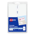 Avery Permanent Adhesive Postage Meter Labels, 1.5 x 2.75 Inches, White, 160 per Pack (05288)