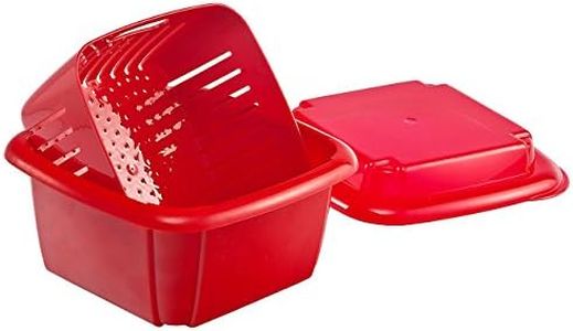 Hutzler 374RD Berry Keeper Box, 1 Quart, Red