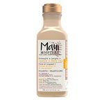 Maui Moisture Strength & Length + Castor & Neem Oil Shampoo, Curly Hair Product for Dry, Damaged Hair, 13 Fl Oz