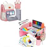 PILLANI Travel Bundle: Kids Travel Tray & Diaper Bag