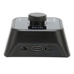 Bluetooth Page Turner Pedal, Rechargeable Wireless Multimedia Controller Key Switch Support 73 Hours Continuous Use, Compact for Computer Phone (Black)