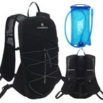 TTIAISHLE Running Vest Backpacks,Running Phone Holder Vest 5L,Trail Lightweight Hydration Backpack,Cycling Biking Water Backpack for Men and Women (Backpack with 2L bladder)