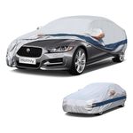 Holthly 8 Layers Car Cover Waterproof All Weather, Car Covers for Automobiles Rain Sun Dust UV Protection Windproof Anti-Scratch Universal Fits Sedan Length 186-193in with Storage Bag