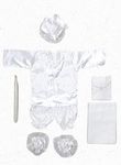 Little Bubbles Just Born Baby Boy's Christening Baptism Dress (White - BYF)[0-3 months]