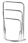 Premier Housewares 3-Tier Towel Rack - 58 x 26 x 84 cm, Silver