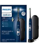 Philips Sonicare Protective Clean 6100 Whitening Rechargeable Electric Toothbrush With Pressure Sensor and Intensity Settings, Hx6871/49, Navy Blue, 1.085 Pound