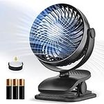 AA Battery Powered Clip on Fan with