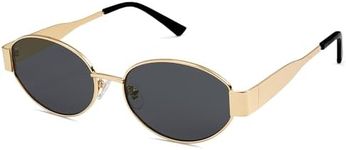 SOJOS Retro Oval Sunglasses for Wom