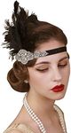 SWEETV 1920s Headpiece Flapper Head