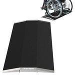 Nuvium 27.6" L x 1.6" H Wheelchair Ramp,Threshold Bridge Ramp Aluminum,with Supporting Frame and Non-Slip Surface,Transition Threshold Ramps for Patio Door, Shed Door & Sliding Door (27.6")