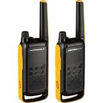 Motorola T470 Talkabout Weatherproof GMRS Radio, 56KM, 2 Pack