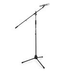 Tiger MCA68-BK Microphone Boom Stand, Mic Stand with Free Mic Clip - Black