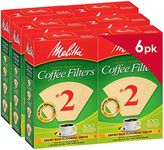 Melitta #2 Cone Coffee Filters, Nat