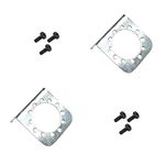 TECHDELIVERS®| Mounting bracket| L-Clamp| 2Pcs Johnson Side Shaft Motor| with 6Pcs M3 Screws