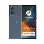 Motorola Moto Edge50 Fusion Smartphone (6.7" FHD+ POLED Display, 50MP Camera, 8/256GB, 5000mAh, Includes 68W Charger, Android 14) Forest Blue, Includes Protective Cover + Phone Holder