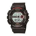 Casio Gents 51.00mm Quartz Watch with LCD Digital dial and Black Rubber Strap Strap GD-100-1AER