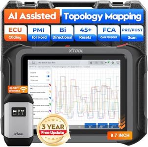 XTOOL D9 Automotive Diagnostic Scan Tool with 3 Years Updates($900 Value), 2023 Newest, CAN FD & DoIP, Topology Mapping, 42+ Services, ECU Coding, Bi-Directional Control, All Systems Diagnostics
