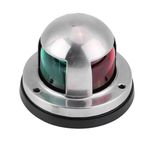 DEWIN LED Boat Navigation Lights, LED Navigation Bow Light Marine 12V Stainless Steel Red&Green LED Navigation Signal Light Lamp Yacht Accessory