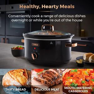 Tower Infinity 6.5L Slow Cooker – Large Capacity Electric Cooker