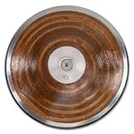 Cannon Sports IAAF Official Wood Discus with Steel Rim (1kg, Wood)