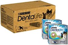 DENTALIFE Medium Dog Treat Dental Chew 42 Stick, Pack of 2