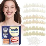 Tooth Repair Kit，Temporary Natural Shade for Filling The Gap, Moldable Thermal Beads Replacement Kit Replace The Missing or Broken Tooth-6PCS-TT1